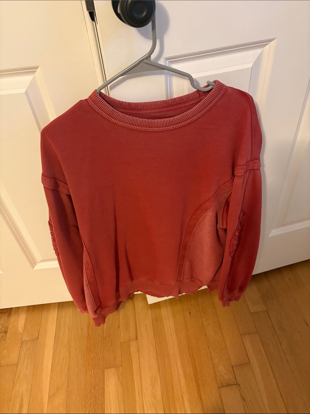Aerie oversized Rust Red Pullover Sweatshirt
